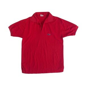 Vintage Le Tigre Vibrant Red Polo Shirt